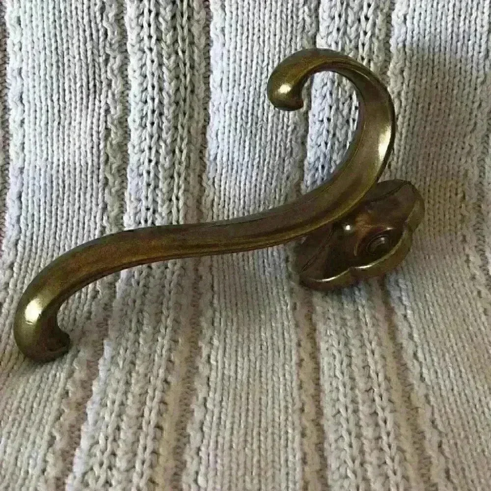 VTG Coat and Hat Brass Hook about 5